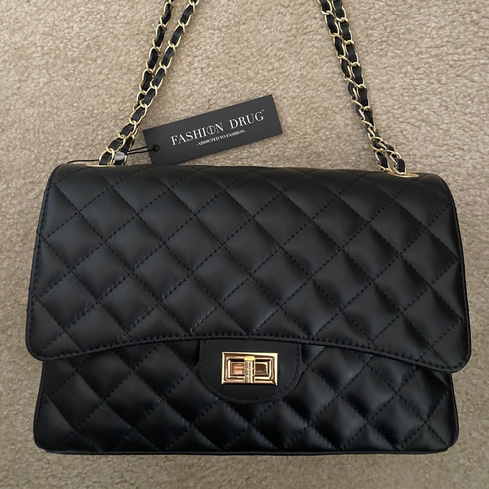 Fashion Drug Leather Bag- Jumbo